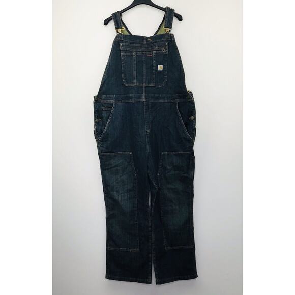 Carhartt Pants - Carhartt XXL(20) Short Overalls Adjustable Straps Chest Pocket Zipper NWT I